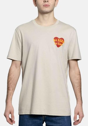 KLOUT LOVE UNISEX - Camiseta estampada - beige