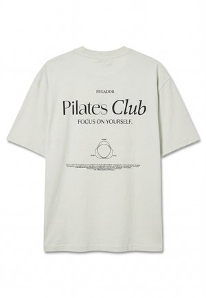 Pegador, OULU OVERSIZED TEE - Μπλουζάκι με στάμπα - washed green sorbet