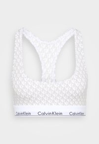 UNLINED BRALETTE ICON COTTON MODAL - Steznik - beige/white
