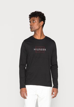 LINEAR FLAG LONG SLEEVE TEE - Maglietta a manica lunga - black