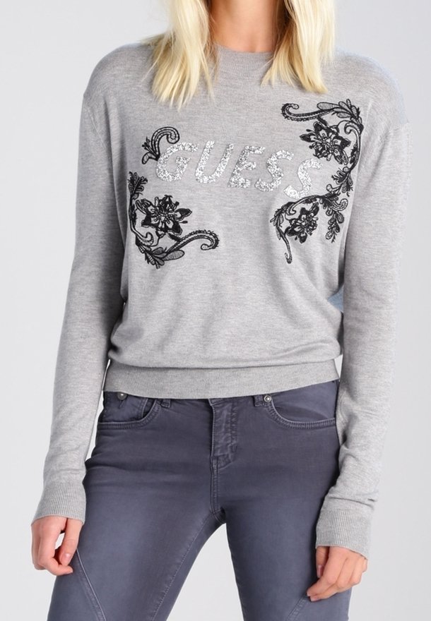 Guess Strickpullover - mottled grey