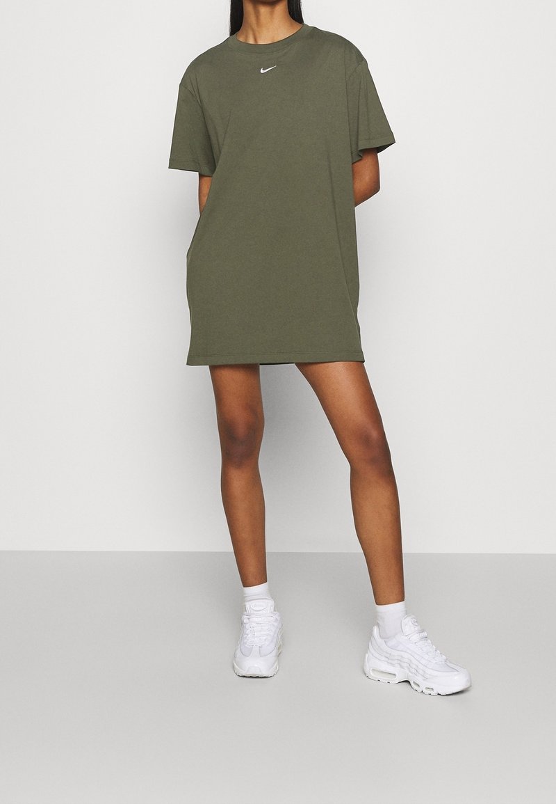 olive green nike dress Nike Court Dri-Fit Victory Dress (W) (Dark Green) – Tennis Inc main image 0