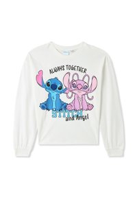 Terranova CON STAMPA STITCH® - Maglietta a manica lunga - bianco lana