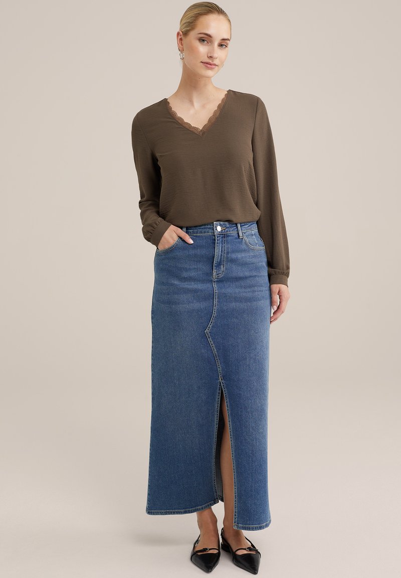 WE Fashion Blouse groen WE Fashion Blouse groen