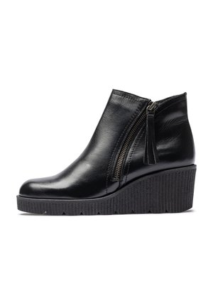 MADONA - Wedge Ankle Boots - black