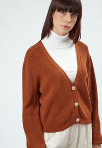 INFLUENCER BEJEWELED  - Cardigan - caramel