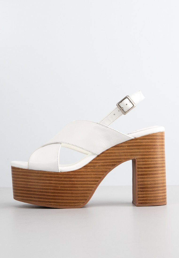 Jeffrey Campbell Sandales à plateforme multicolore