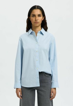 Button-down blouse - cashmere blue