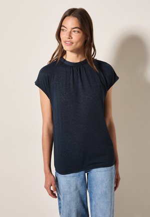 MIT AUSBRENNER MUSTER - Print T-shirt - blau