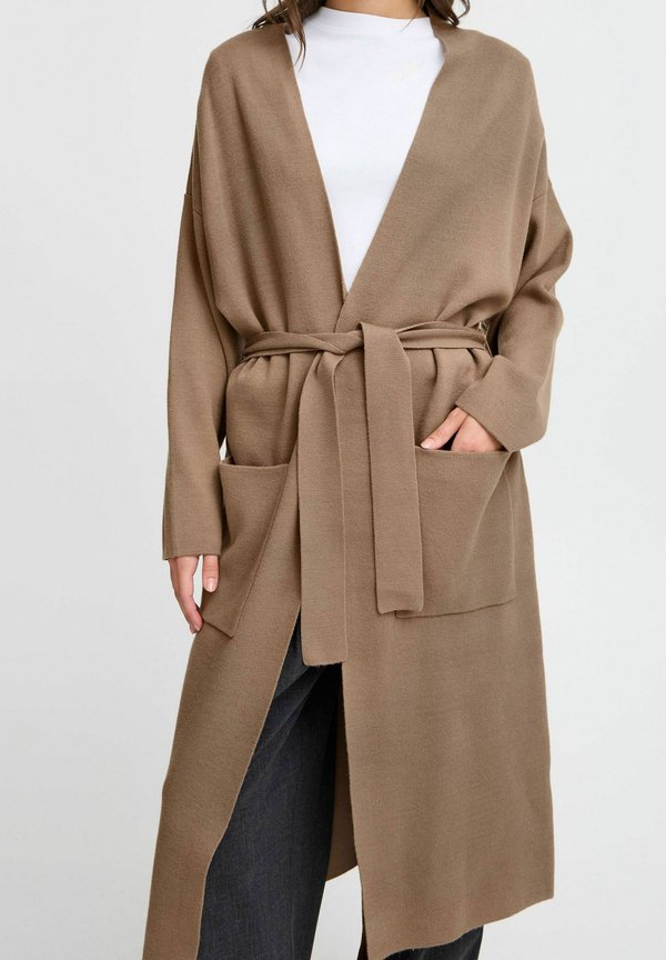 BYMIRAN - Cardigan - sepia tint4