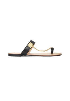 PATRICIA - T-bar sandals - black