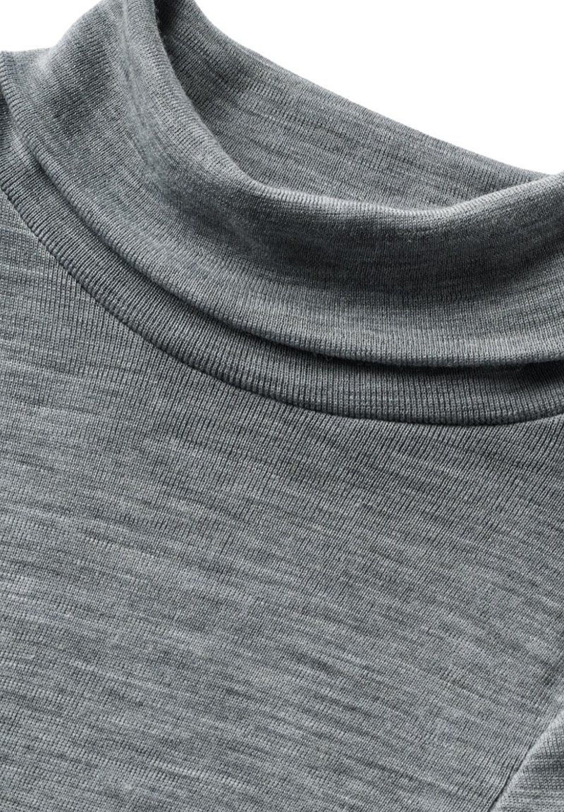 Wheat ROLLKRAGEN AKSEL Langarmshirt melange grey/grau Zalando