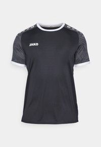 JAKO ICONIC - T-shirt print - schwarz/anthrazit
