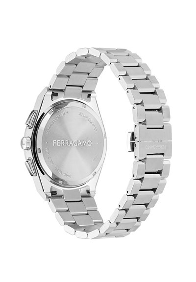 FERRAGAMO VA-VEGA UPPER EAST - Chronograph watch - silver-coloured and acqua