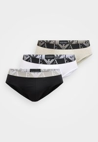 Não selecionado, black/light melange grey/white