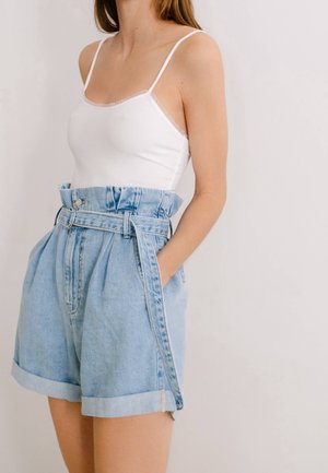 Denim shorts - blue denim