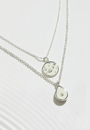 Next, WATERPROOF STAINLESS STEEL CELESTIAL LAYERED NECKLACE - Halskette - silver-coloured