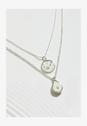Next, WATERPROOF STAINLESS STEEL CELESTIAL LAYERED NECKLACE - Necklace - silver-coloured