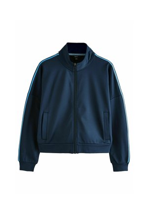 Next REGULAR FIT - RETRO WITH CONTRAST PIPING - Verryttelytakki - navy