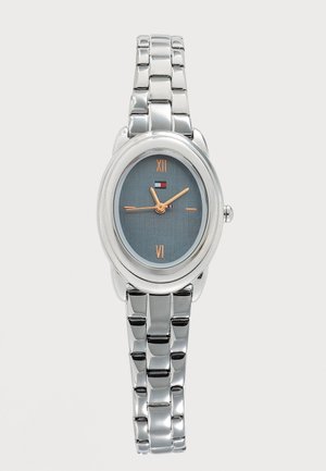 Tommy Hilfiger, DEMI OVAL - Ure - silver-coloured/blue