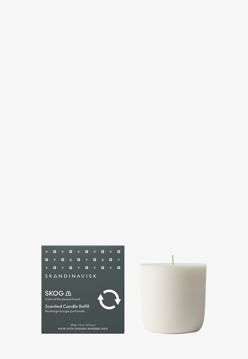 Skandinavisk SKOG REFILL SCENTED CANDLE - Tuoksukynttilä - forest green
