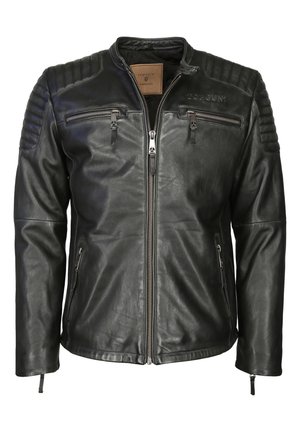 TOP GUN Lederjacke - schwarz