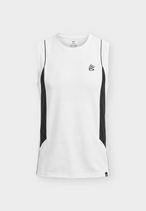 Under Armour, HOOPS TRAINING TANK - Top - white/ultimate black