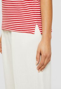 Tommy Hilfiger OPEN PLACKET - Poloshirt - fierce red/white