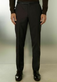 Reiss REGULAR FIT - SHADOW TUXEDO  - Pantalon - brown
