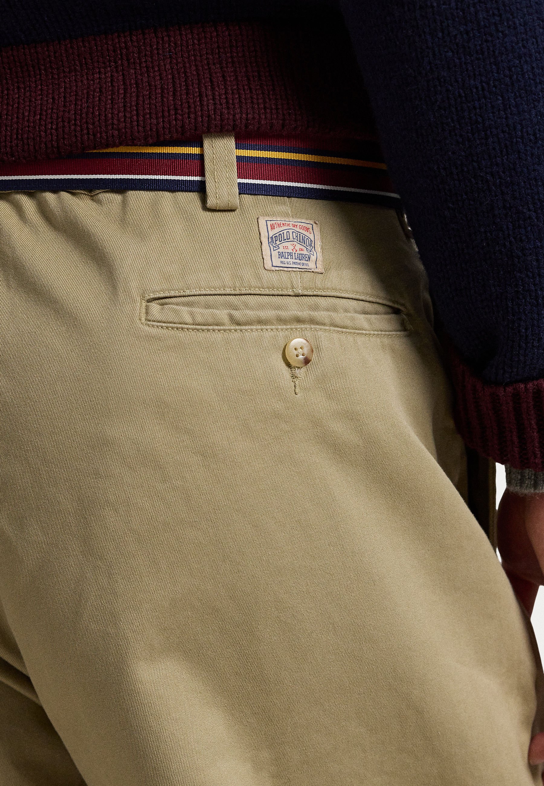 Polo Ralph Lauren THE BIG CHINO - Chinos - khaki/dark blue