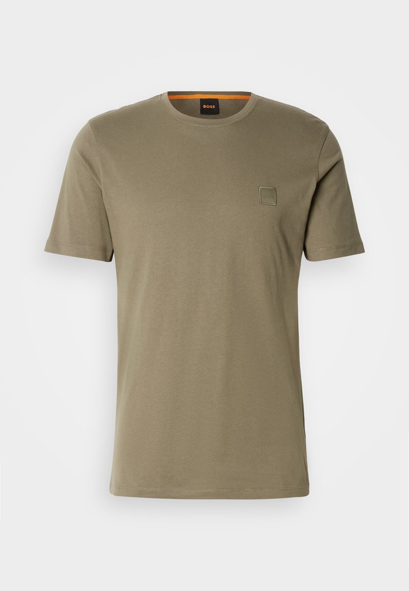 Boss T-shirt basic groen Boss T-shirt basic groen