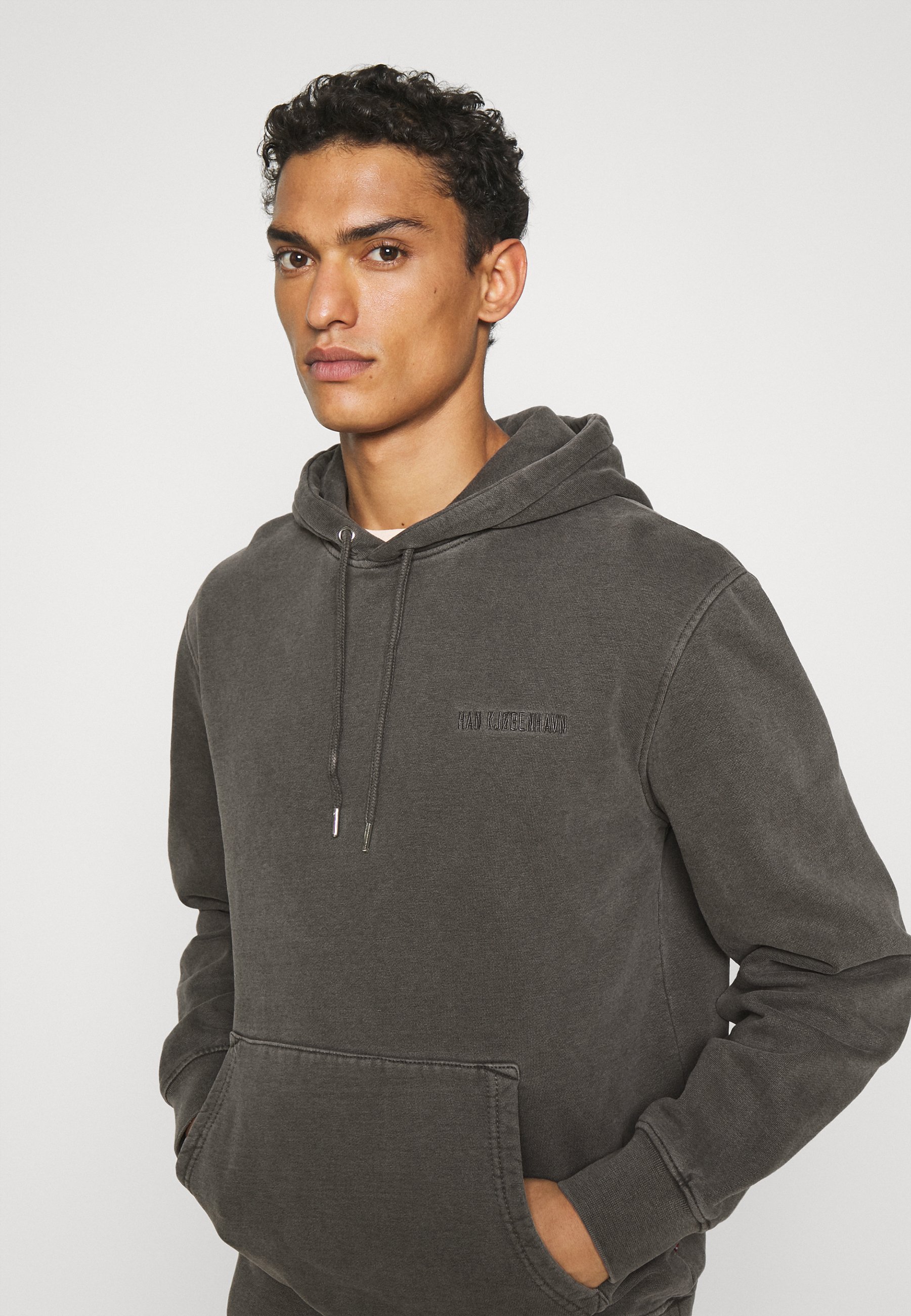 Herren CASUAL HOODIE - Sweatshirt - dark grey Herren CASUAL HOODIE - Sweatshirt - dark grey