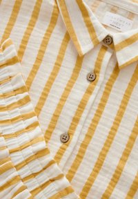 Next BUTTON THROUGH SET - Nattøj sæt - ecru cream yellow stripe