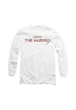 Marvel, THE MARVELS DISTRESSED LOGO - Langarmshirt - white