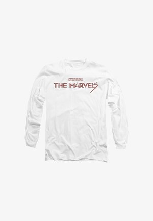 Marvel, THE MARVELS DISTRESSED LOGO - Long sleeved top - white