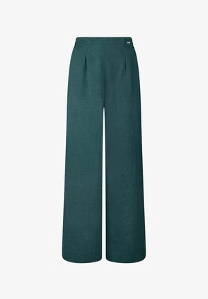 Bomboogie, PANTALONE WIDE LEG TEAL BLU - Pantalon classique - verde