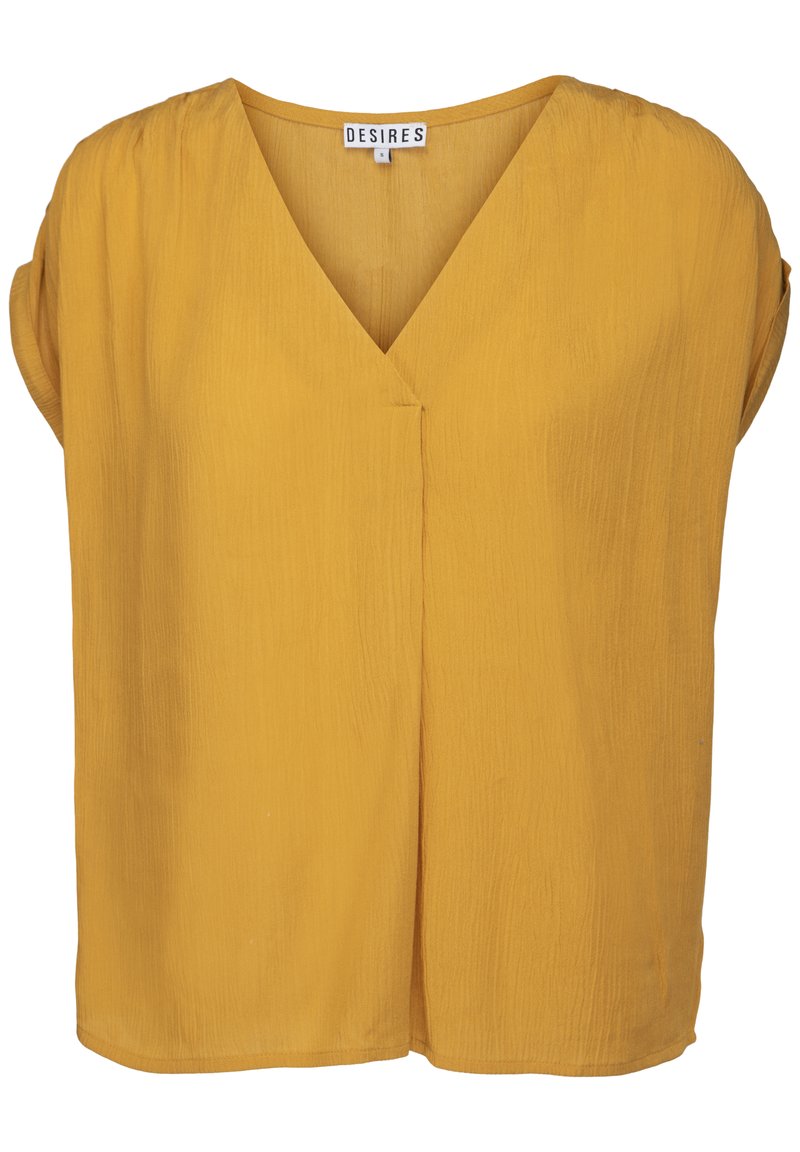 Damen T-Shirts | Desires Bluse yellow/gelb - IM70229 Damen T-Shirts | Desires Bluse yellow/gelb - IM70229