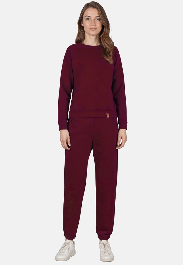 HOMEWEAR SET - Trainingsanzug - maroon