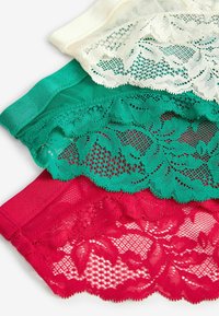 Next 3 PACK LEG - Slip - red green cream