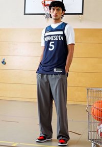 Nike Performance MINNESOTA TIMBERWOLVES ANTHONY EDWARDS - Klubové oblečenie - college navy