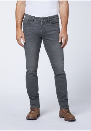 IM USED-DESIGN MIT STRETCH-KOMFORT - Jeans Slim Fit - black