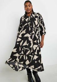 Yours Clothing Abito a camicia - black