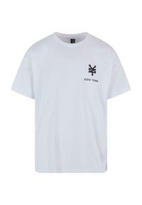 SIGNATURE TEE - Nyomott mintás póló - white