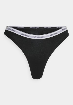 Calvin Klein Underwear THONG ICON LOGO - Thong - black