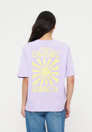Even&Odd, T-shirt imprimé - lilac
