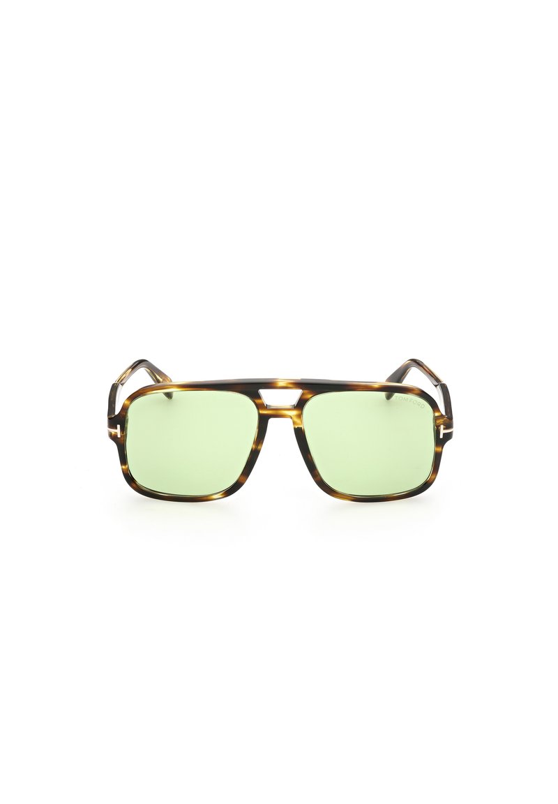 Tom Ford FALCONER-02 - Sluneční brýle - marrone chiaro verde