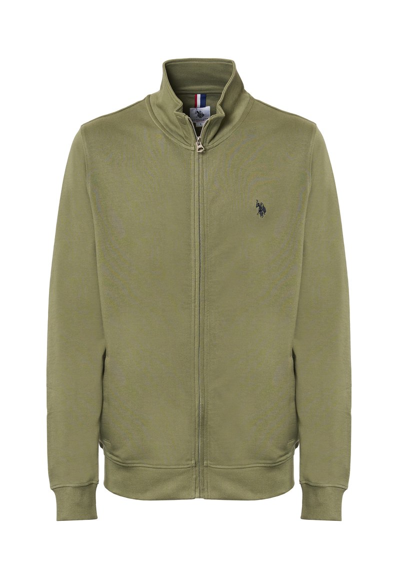 U.S. Polo Assn. Sweater met rits groen
