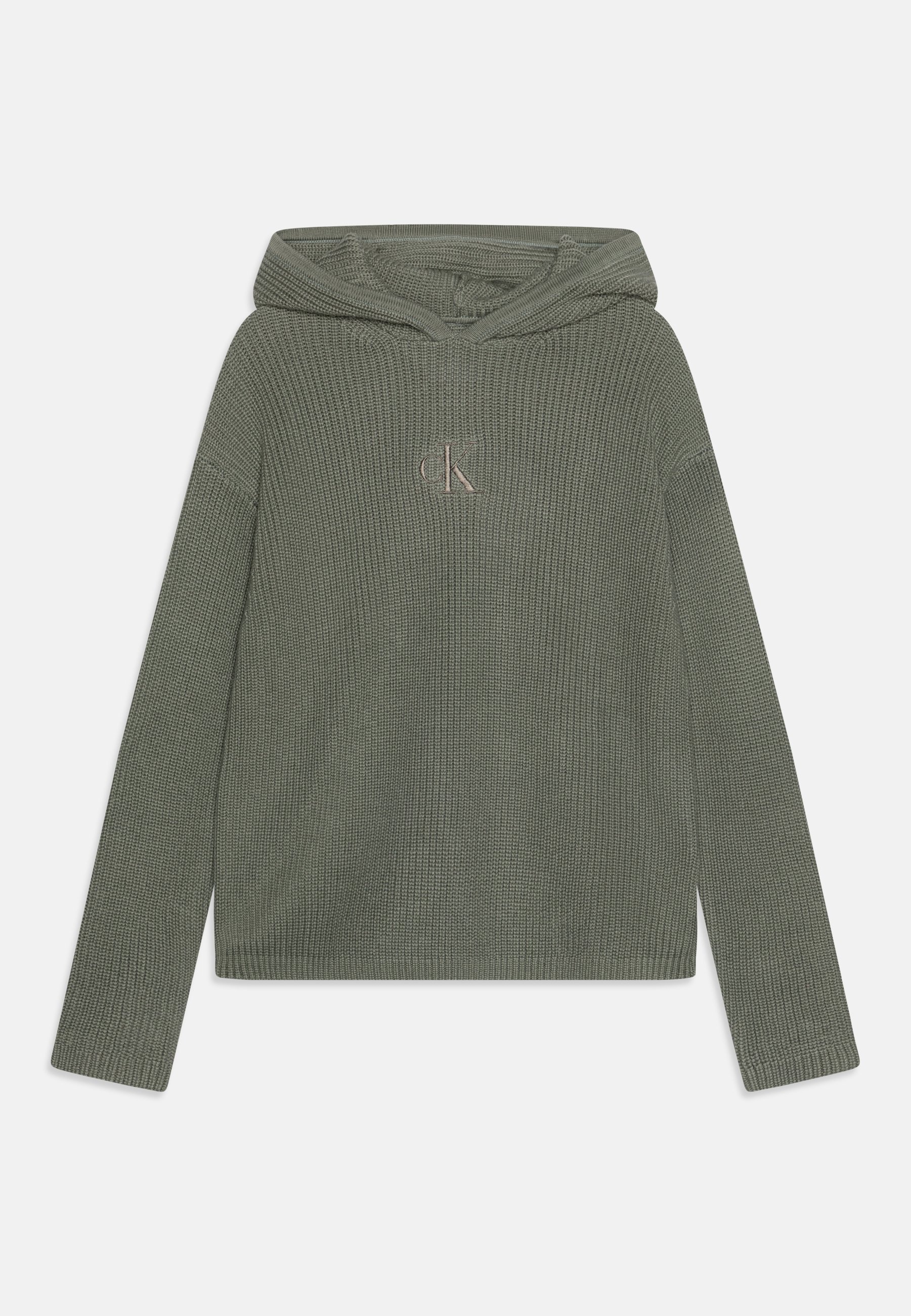 Calvin Klein Jeans RIBBED MONOGRAM HOODIE Sweat à capuche