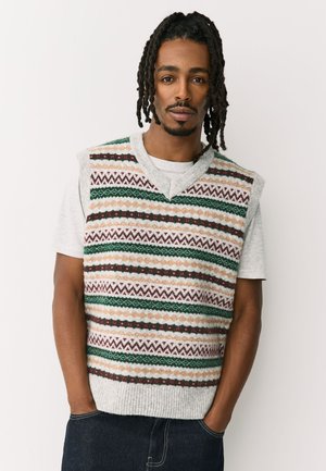 Next FAIRISLE PATTERN V-NECK - Striktrøje - multi