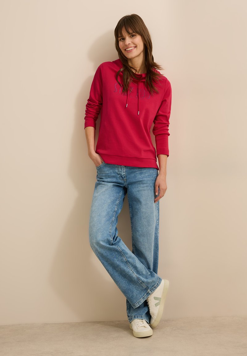 Cecil MIT WORDING - Långärmad tröja - rot